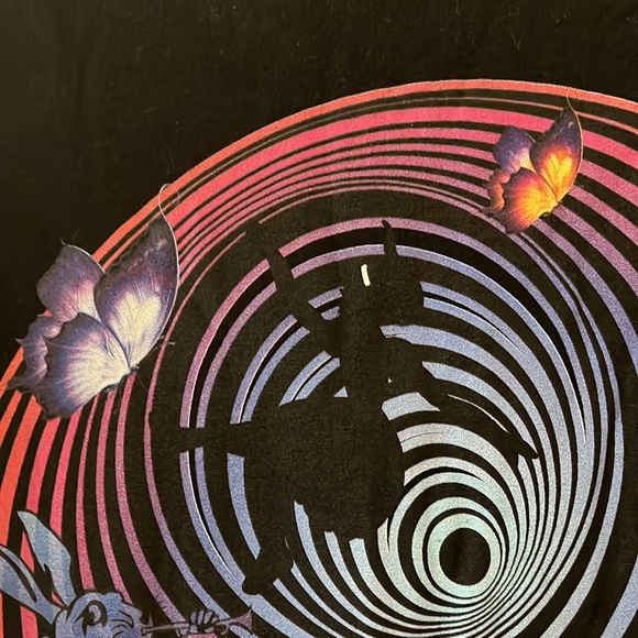 NWOT DISNEY Alice in Wonderland t- shirt - shirt sleeves - brilliant colors - Picture 4 of 8